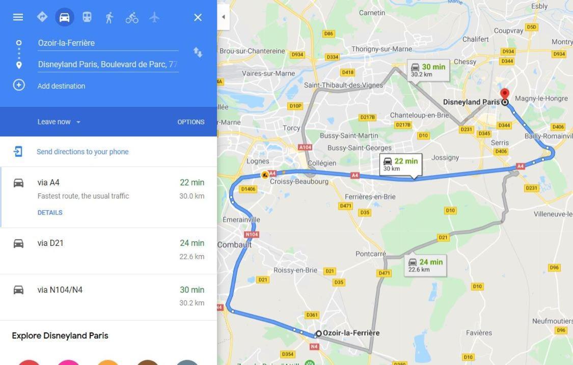 Appartamento Très beau studio proche de Disneyland et de Paris Ozoir-la-Ferrière Esterno foto